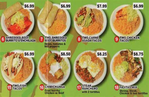 rancheritos mexican food|rancheritos menu prices.